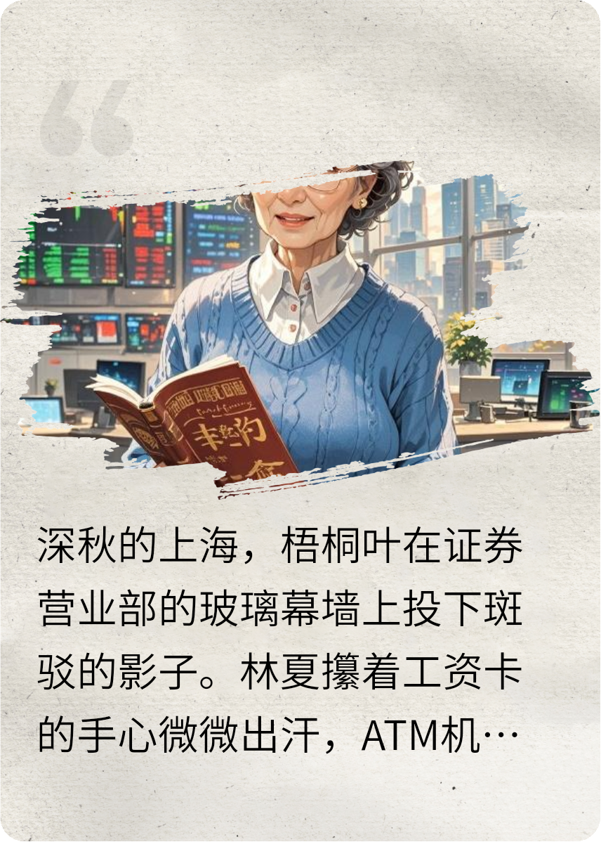 红K线与蓝毛衣