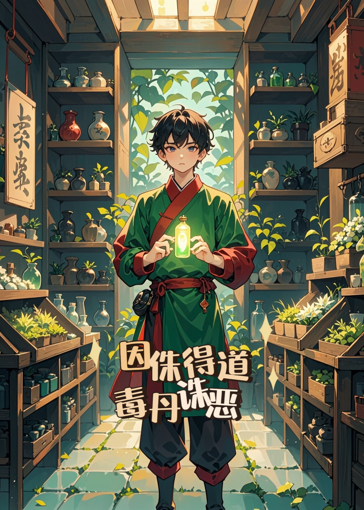 因侏得道，毒丹誅惡
