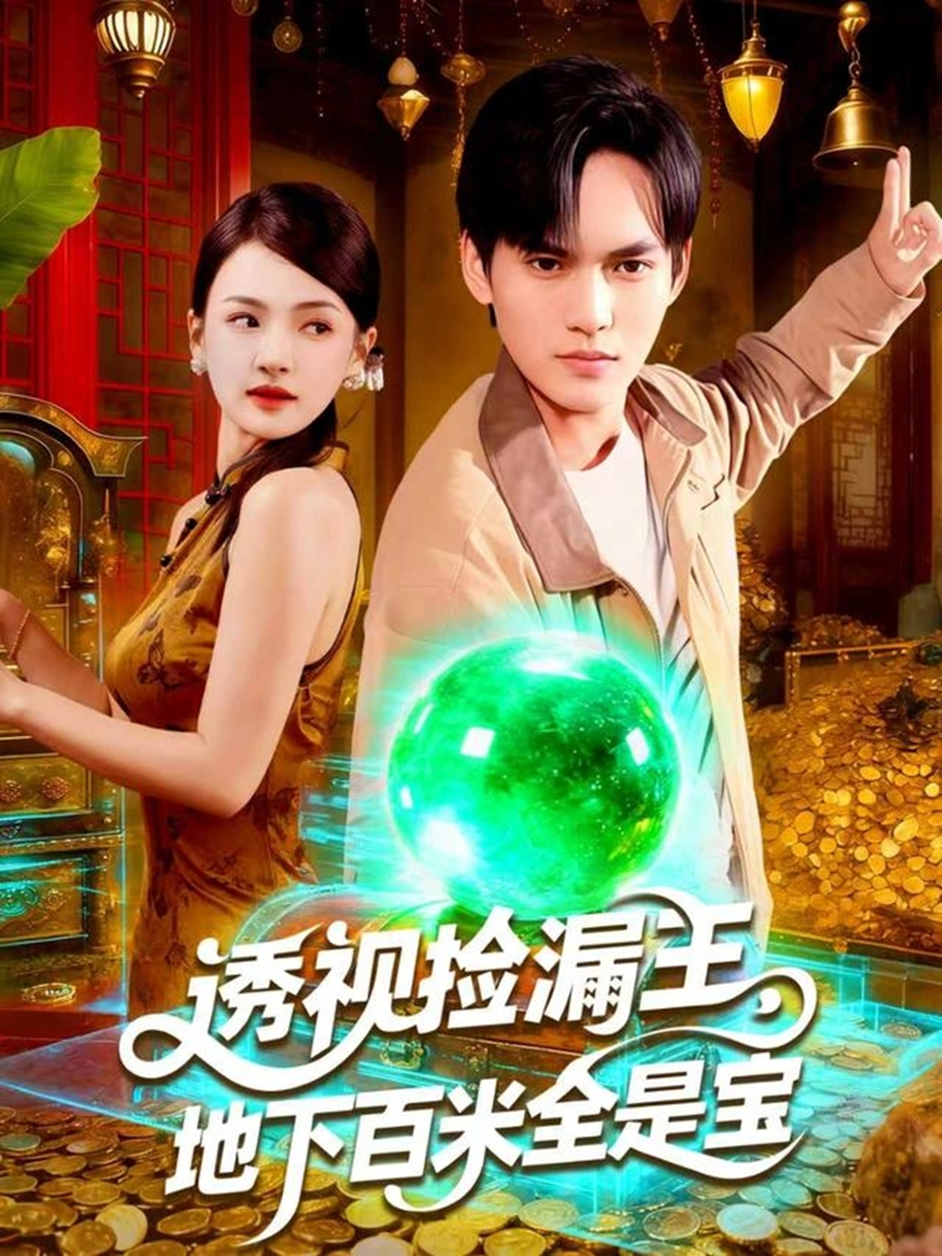 透视捡漏王，地下百米全是宝高能预警