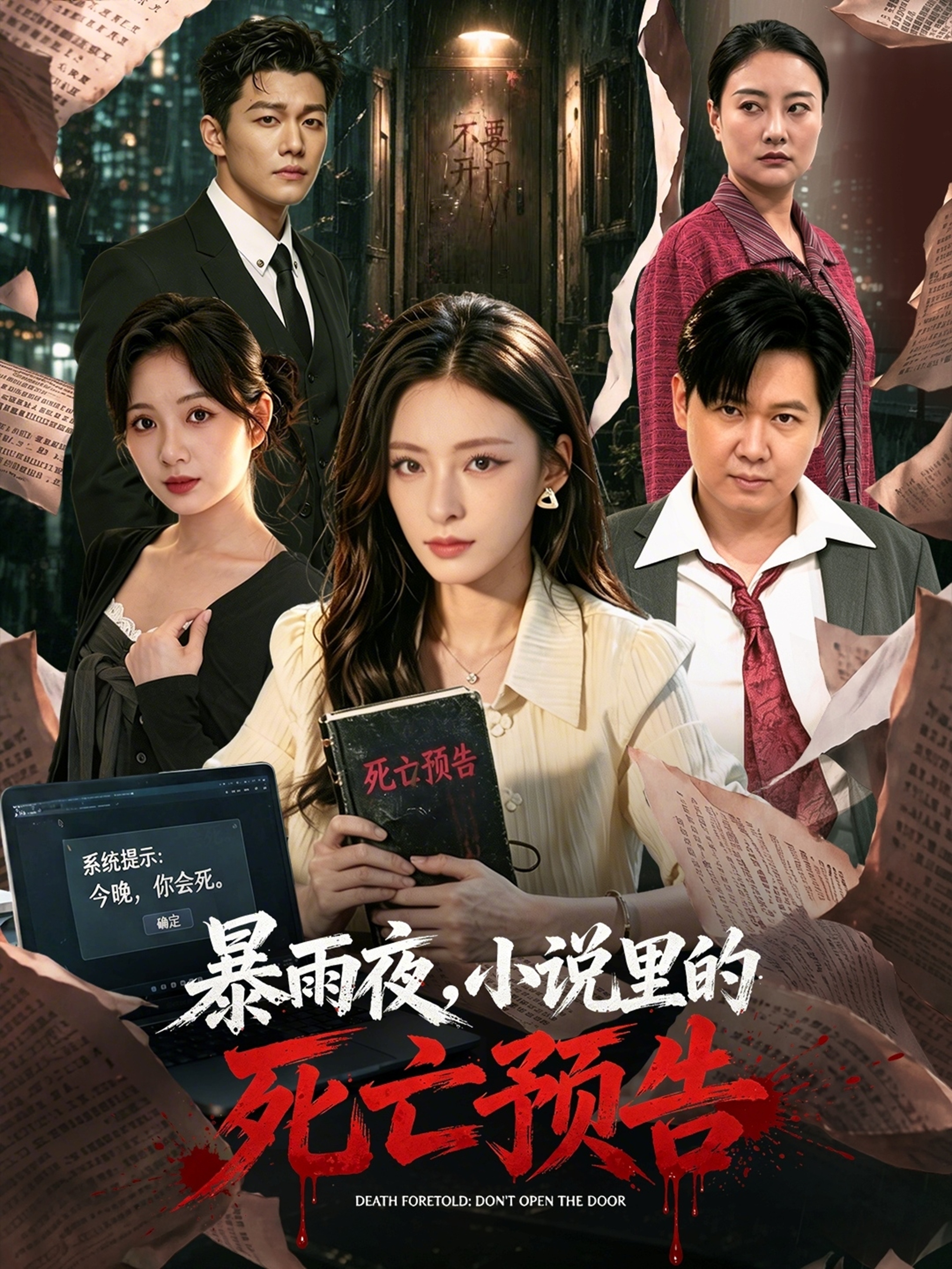 暴雨夜，小说里的死亡预告